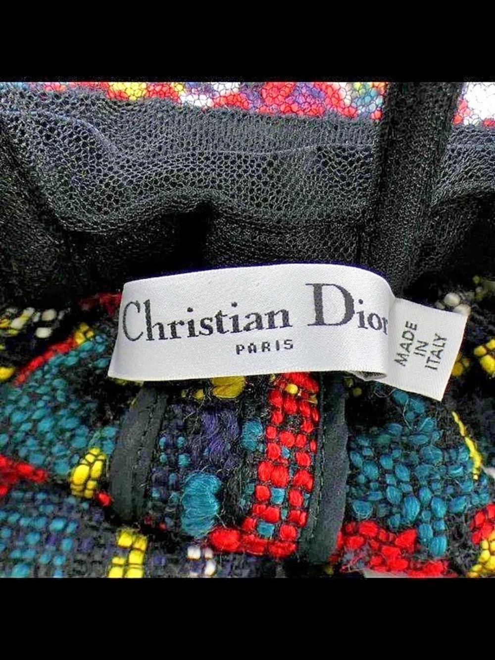 Christian Dior Plaid Maxi Skirt in Black & Red US 4 - Picture 5 of 6